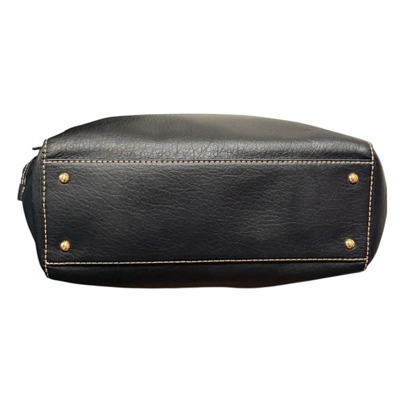 Lauren Ralph Lauren Sheldon Leather Tote Black - Picture 9 of 16